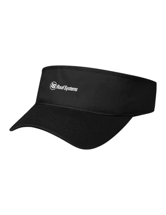 Black Cap Visor w/IB Roof Systems Logo