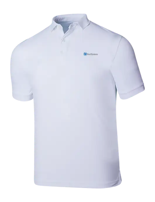 Callaway Ottoman Bright White Polo w/IB Roof Systems Logo