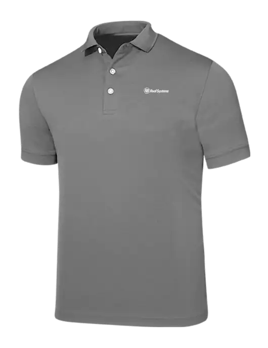 Callaway Ottoman Medium Grey Polo w/IB Roof Systems Logo