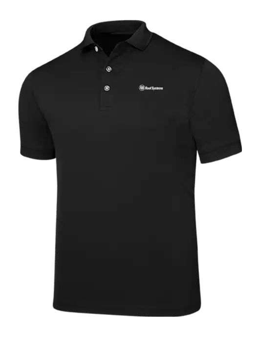 Callaway Ottoman Black Polo w/IB Roof Systems Logo