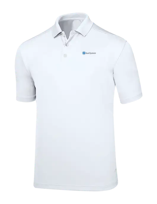 Callaway Core Bright White Performance Polo w/IB Roof Systems Logo