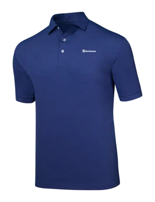 Callaway Navy Fashion Tonal Polo w/IB Roof Systems Logo
