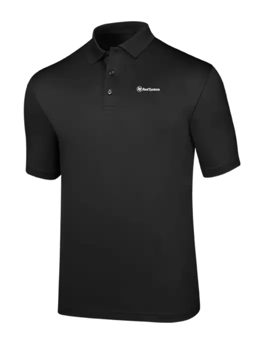 Callaway Opti-Dri Black Chev Polo w/IB Roof Systems Logo