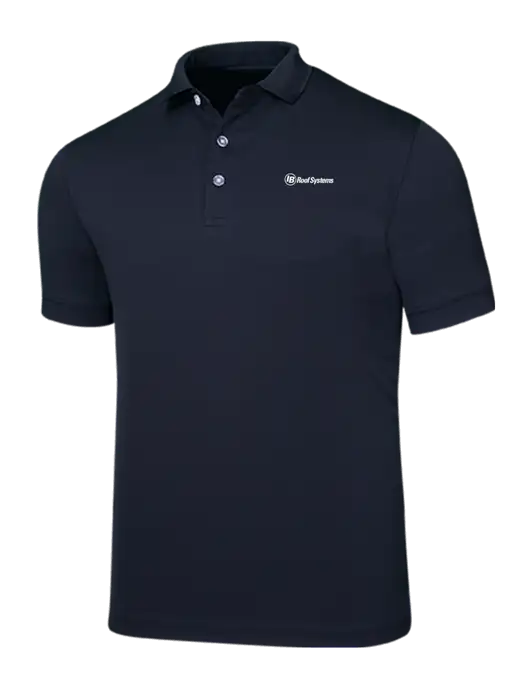Callaway Ottoman Navy Polo w/IB Roof Systems Logo