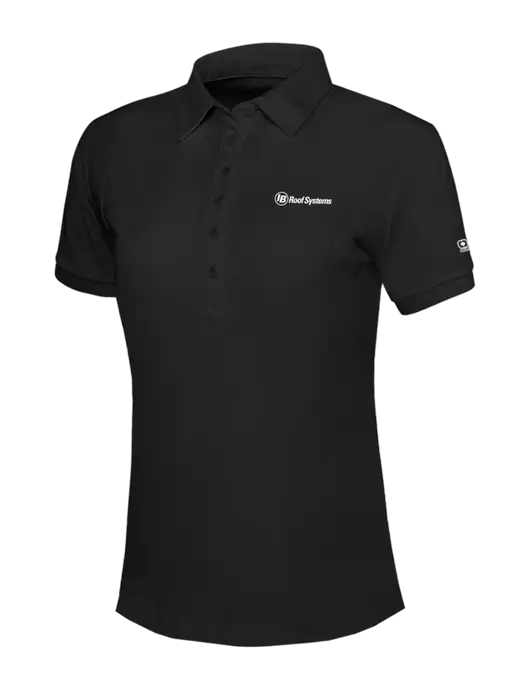 OGIO Womens Blacktop Jewel Polo w/IB Roof Systems Logo
