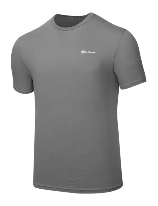 Seriously Soft Medium Grey T-Shirt w/IB Roof Systems Logo