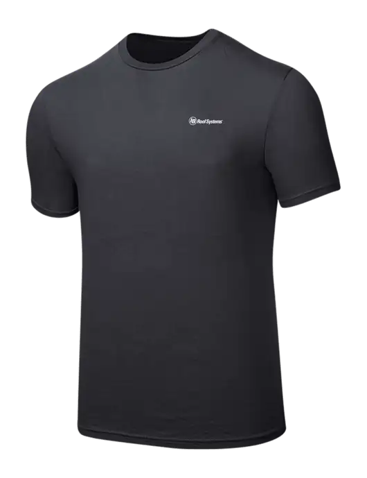 Seriously Soft Charcoal T-Shirt w/IB Roof Systems Logo