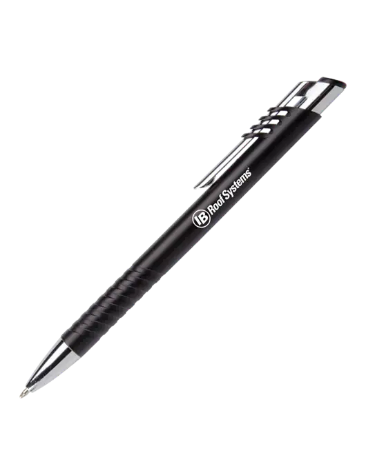 Schirhart Black Pen - Black Ink w/IB Roof Systems Logo