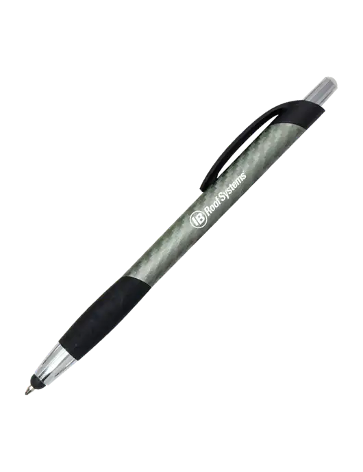 Sunray Gunmetal Stylus Pen w/IB Roof Systems Logo
