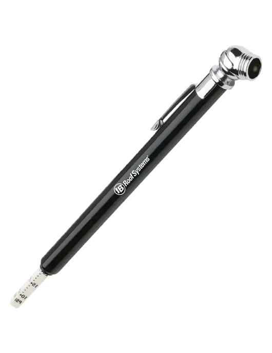 Quick View Black Tire Gauge w/IB Roof Systems Logo