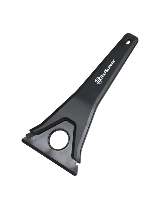 TriBlade Black Windshield Scraper w/IB Roof Systems Logo