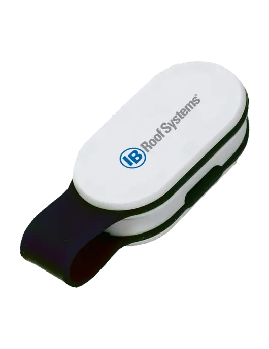 Magna Clip Black Personal Safety Light w/IB Roof Systems Logo