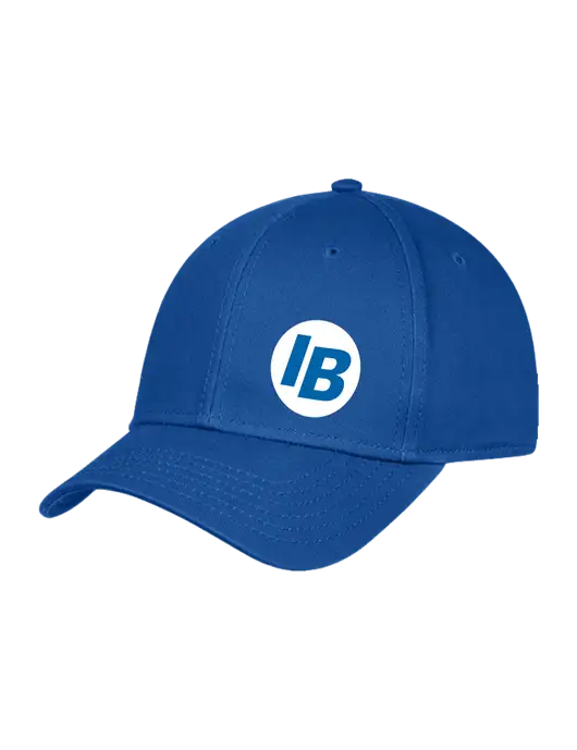 Royal Structured Cap Hook & Loop w/IB Dot Logo