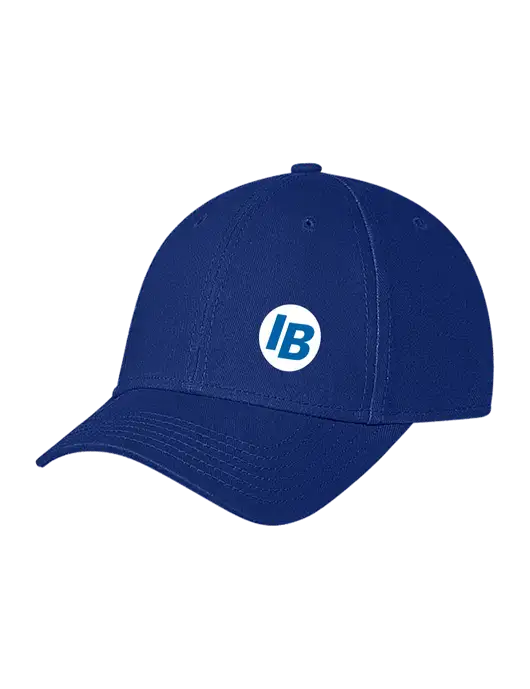 Royal Structured Soft Snap Closure Hook & Loop Cap w/IB Dot Logo