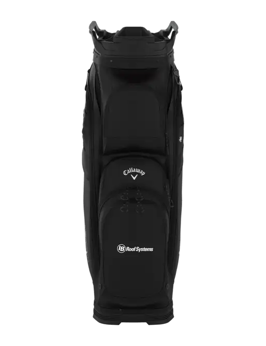 Callaway Org 14 Black Cart Golf Bag  w/IB Roof Systems Logo