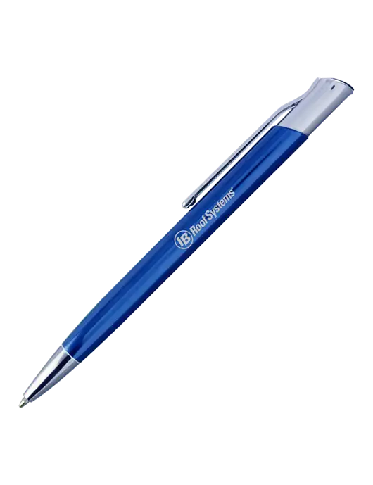 San Malo Slate Pen - Black Ink w/IB Roof Systems Logo