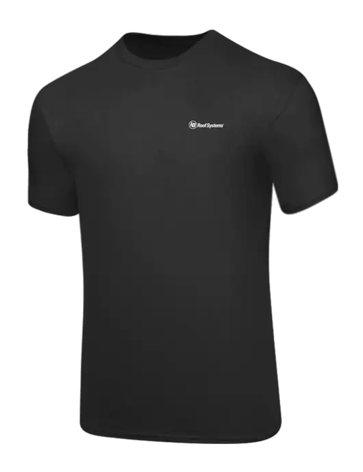 Core Blend Charcoal Grey T-Shirt w/IB Roof Systems Logo