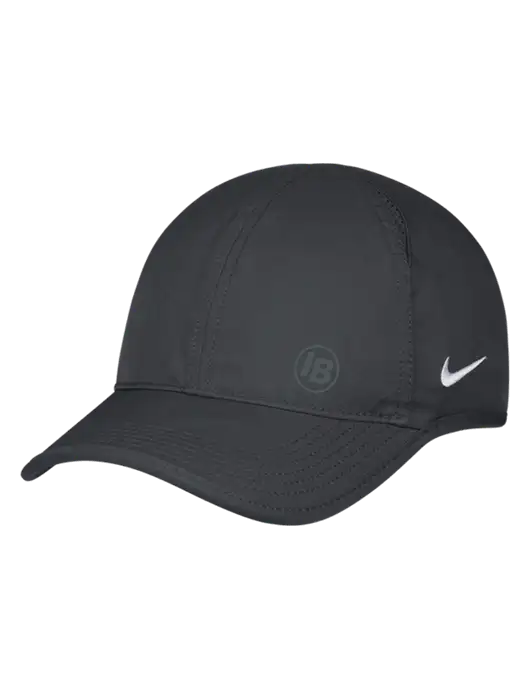 Nike Charcoal Featherlight Cap w/IB Dot Logo