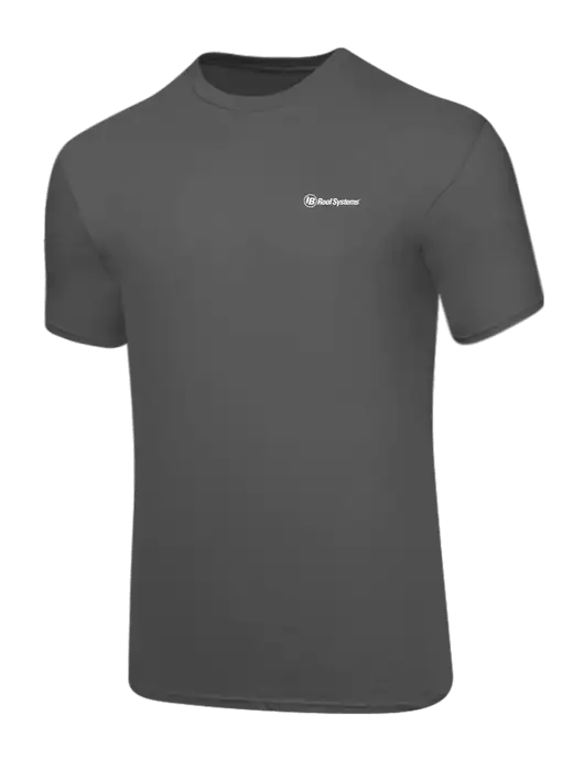 Core Blend Medium Grey T-Shirt w/IB Roof Systems Logo