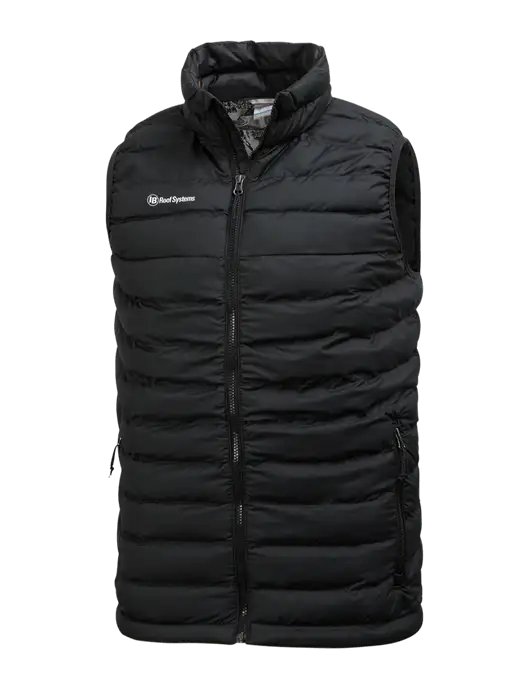 Columbia Black Powder Lite Vest w/IB Roof Systems Logo