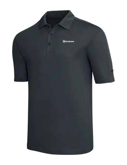 Nike Dark Grey Tech Sport Dri-FIT Polo w/IB Roof Systems Logo
