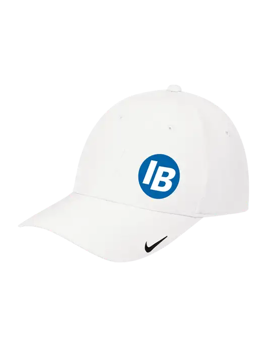 Nike White Dri-FIT Legacy Cap w/IB Dot Logo