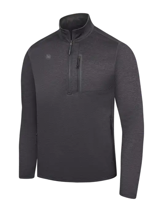 The North Face Dark Grey Heather Skyline 1/2-Zip Fleece w/IB Dot Logo