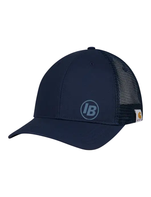 Carhartt Navy Trucker Rugged Pro Series Cap w/IB Dot Logo