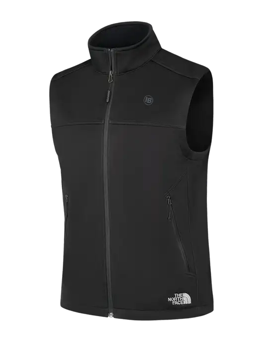 North Face Black Ridgewall Soft Shell Vest w/IB Dot Logo
