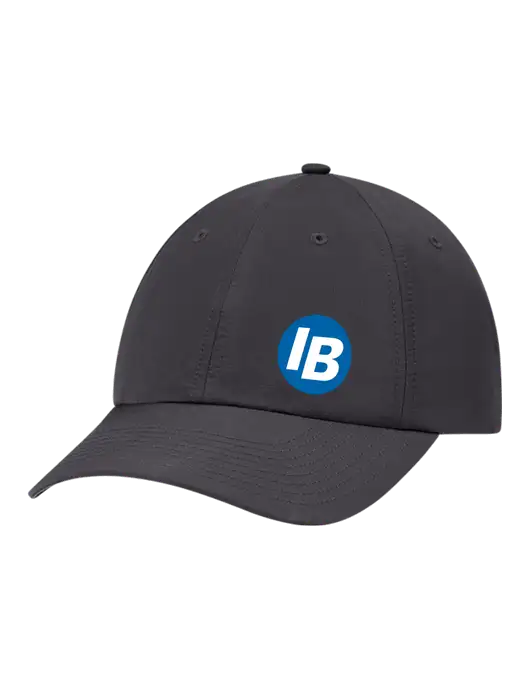 Richardson Relaxed Performance Lite Dark Grey Cap w/IB Dot Logo