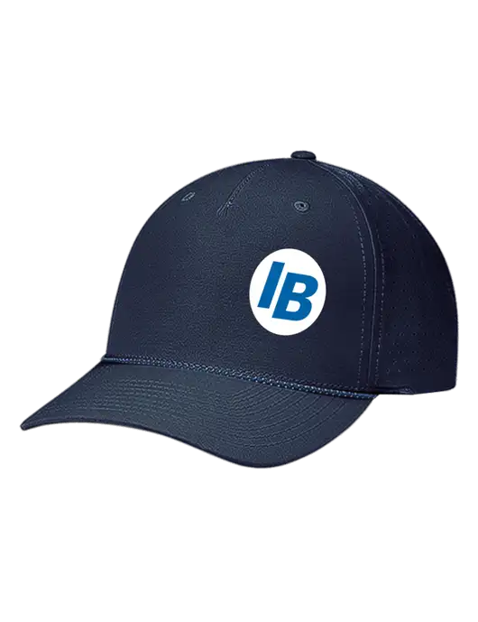 Richardson Laser Perf Performance Dark Navy/Navy-Grey-Blue Rope Cap w/IB Dot Logo