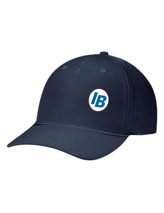Richardson Laser Perf Performance Dark Navy/Navy-Grey-Blue Rope Cap w/IB Dot Logo