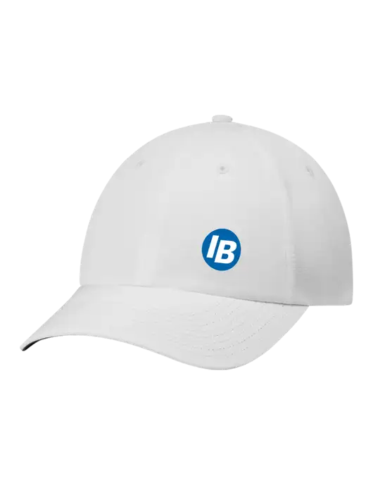 Richardson Relaxed Performance Lite White Cap w/IB Dot Logo