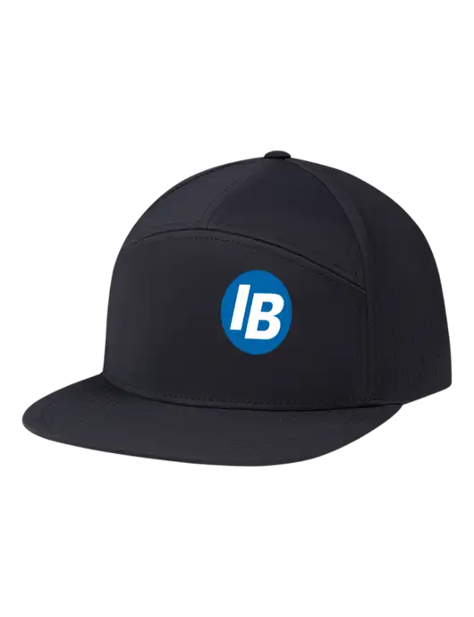 Richardson Black Cannon Cap w/IB Dot Logo