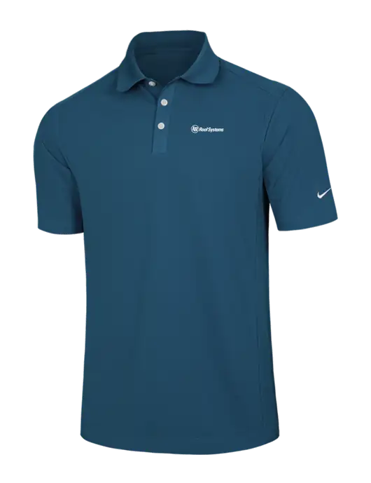 Nike Light Navy Dri-FIT Classic Polo w/IB Roof Systems Logo
