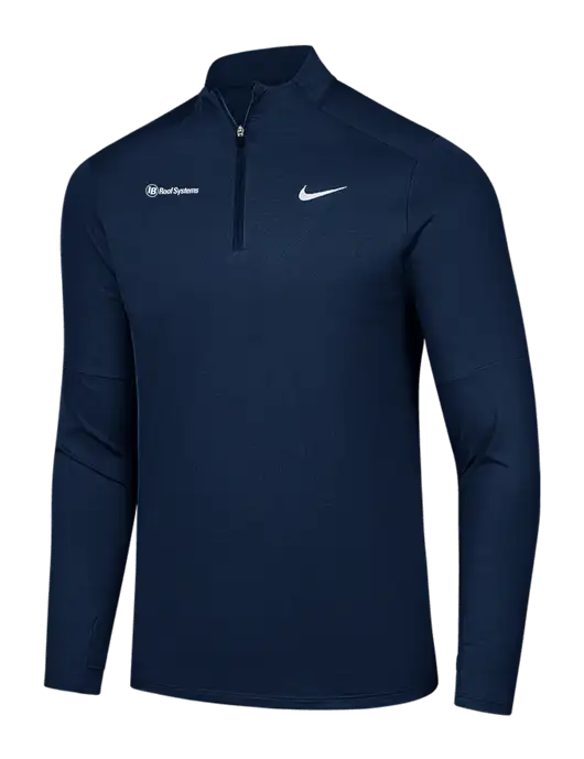 Nike Dark Navy Dri-FIT Element 1/2-Zip Pullover w/IB Roof Systems Logo