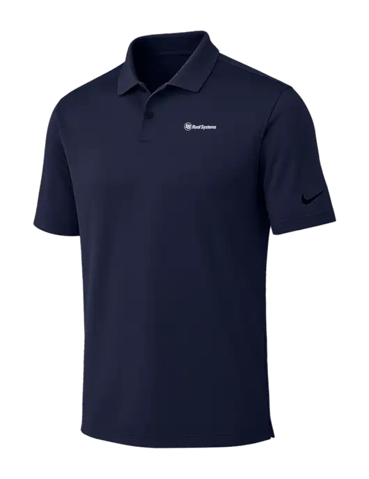 Nike Dark Navy Dri-FIT Vapor Polo w/IB Roof Systems Logo