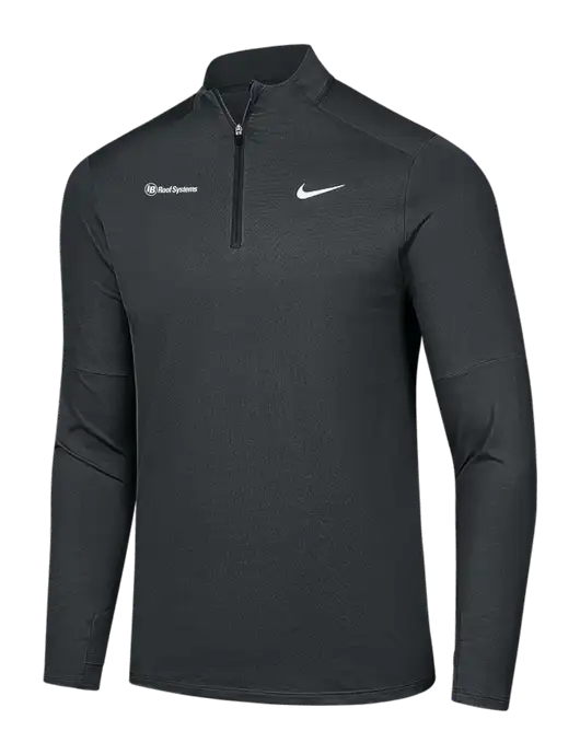 Nike Dark Grey Dri-FIT Element 1/2-Zip Pullover w/IB Roof Systems Logo