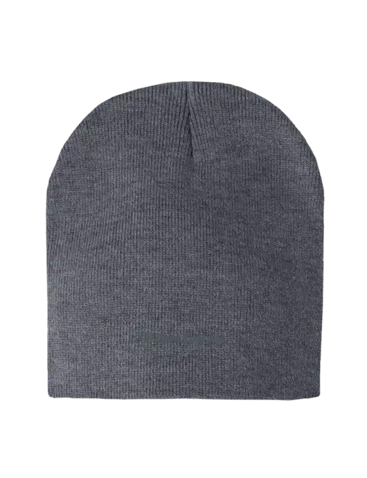Dark Grey Heather Element Knit Beanie w/IB Roof Systems Logo