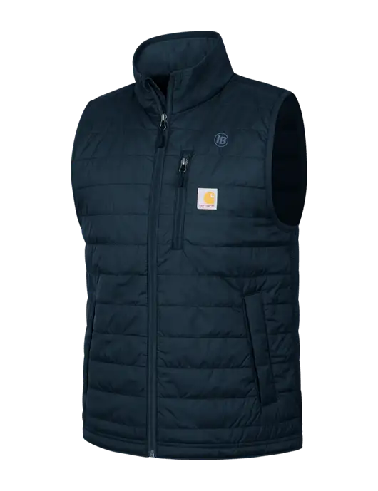 Carhartt Dark Navy Gilliam Vest w/IB Dot Logo