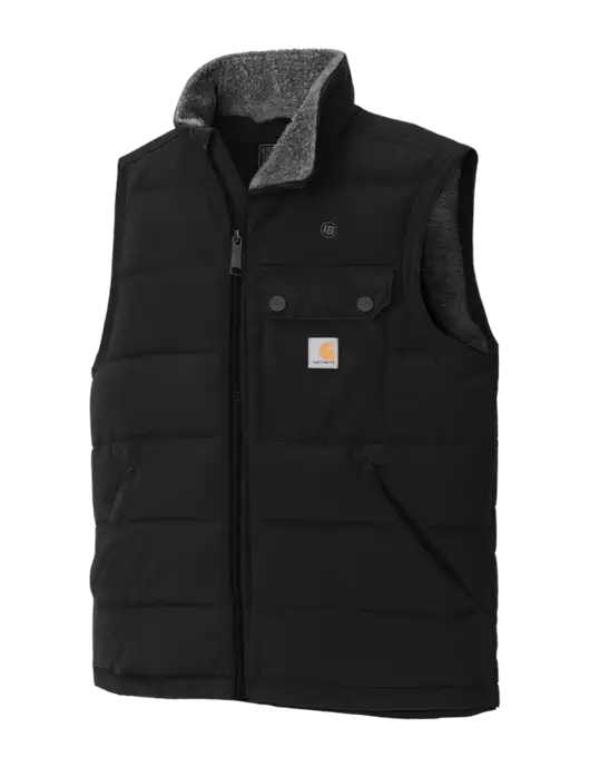 Carhartt Montana Black Insulated Vest w/IB Dot Logo
