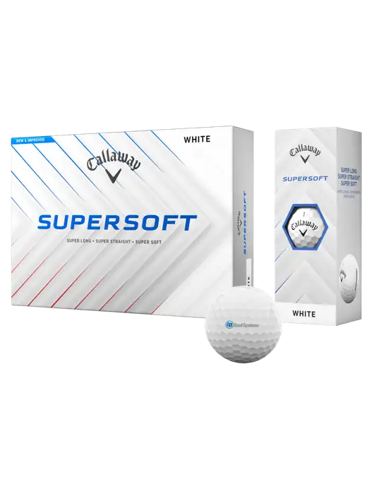 Callaway Supersoft Golf Balls 12/pk w/IB Roof Systems Logo