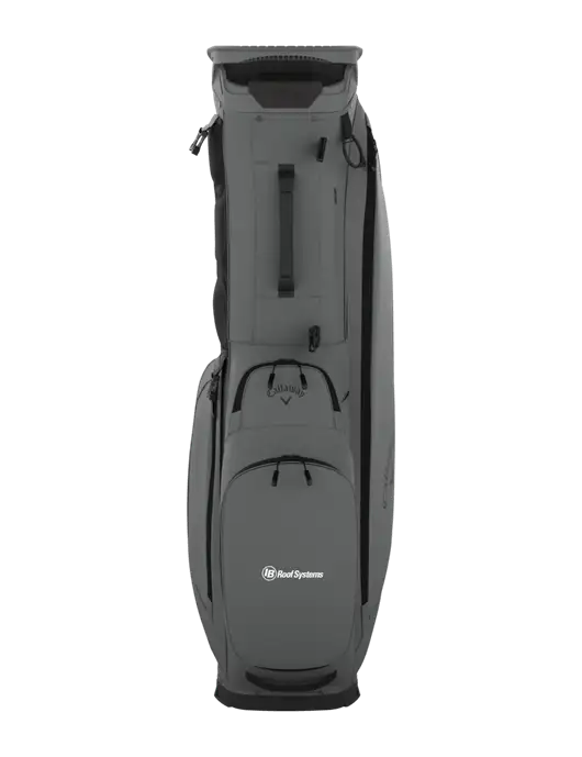 Callaway Fairway C Dark Grey Stand Golf Bag w/IB Roof Systems Logo