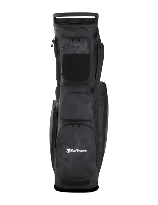 Callaway Fairway 14 Black/Camo Stand Golf Bag w/IB Roof Systems Logo